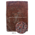 Elactic And Silk Shaggy Rug